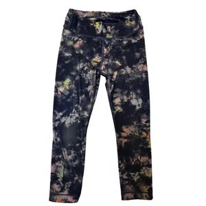 Athleta Girl Tie Dye Leggings Kids Size S 5/7 Capri Athletic Pants
